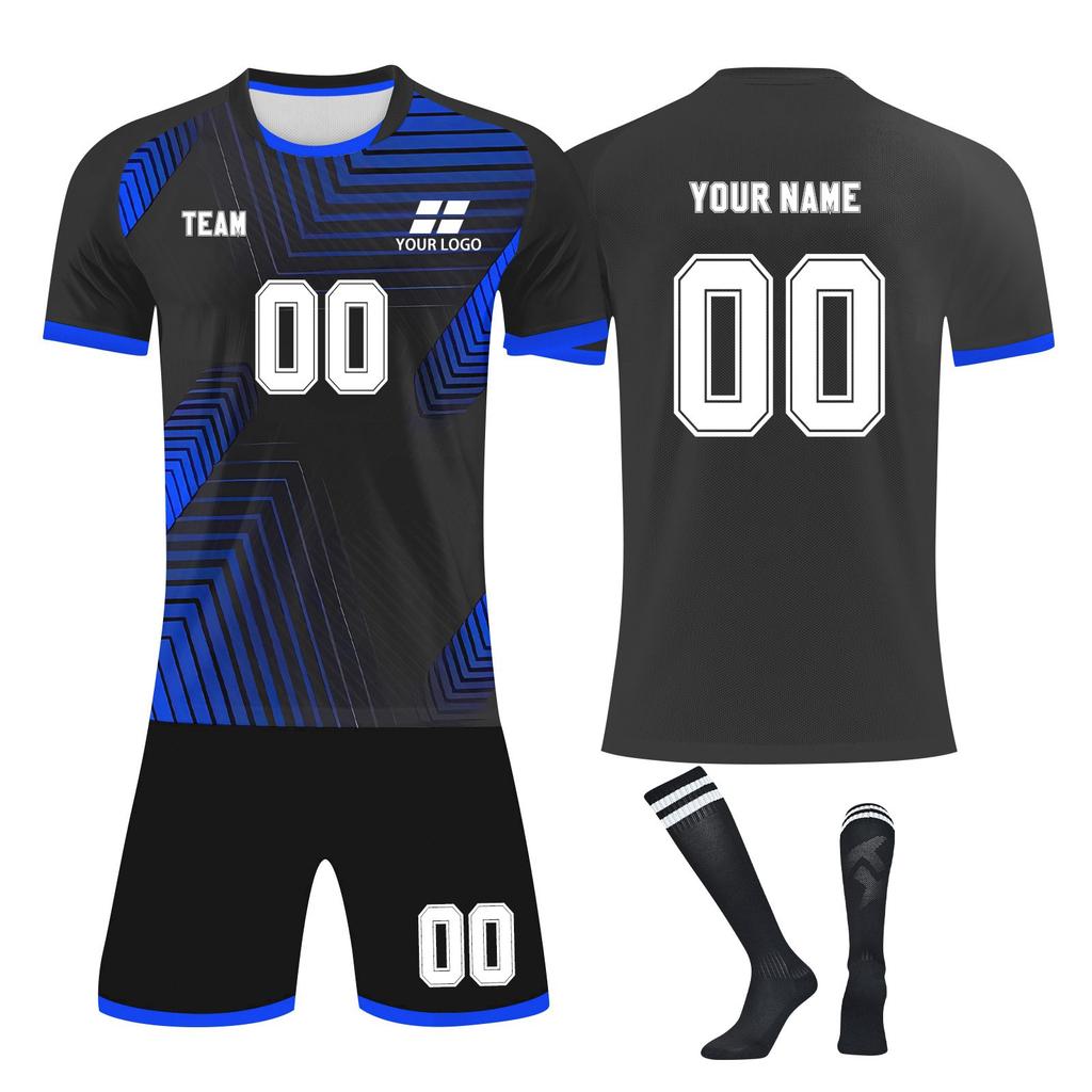 Personalised Shirts Kit Mens Girls With Name Number Custom Football Jerseys For Boys Training Suit