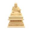 Kurita's Special Buddhist Statue [Priest and High Priest] Seated Statue of Saint Nichiren, 2.5 Inches (total Height 16cm, Width 12cm, Base Depth