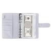 Money Saving Binder with Spending Budget Sheet Money Envelopes Hidden Compartments PVC Waterproof A6 Budget Binder Budget Planner Book