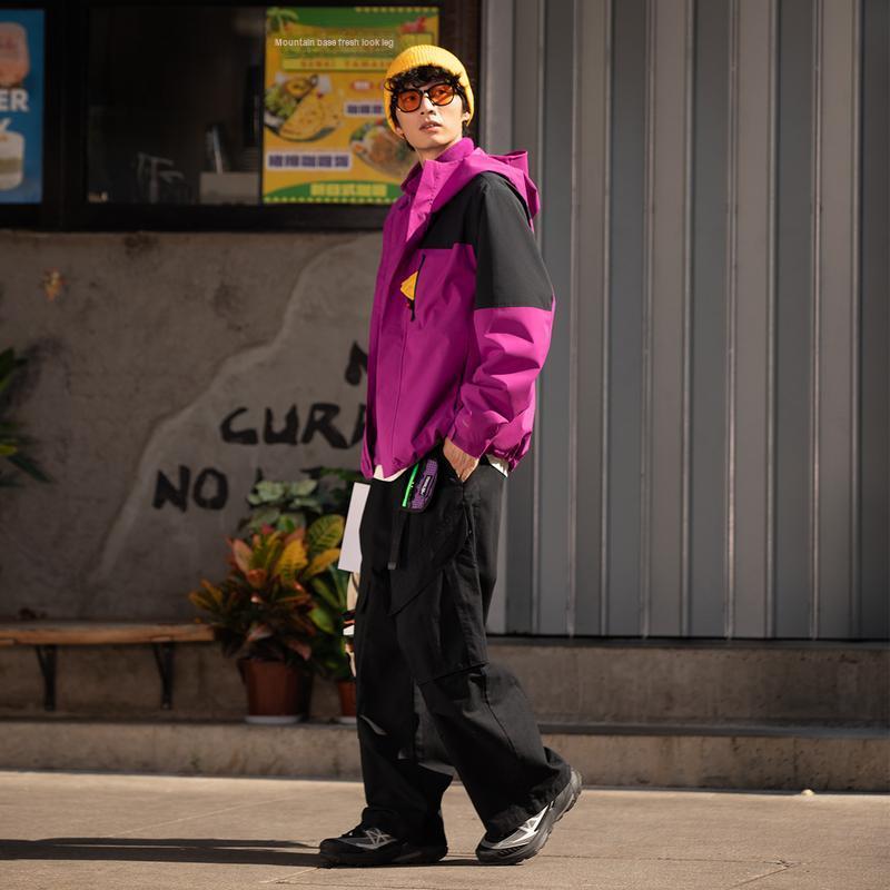 Li Ning Outdoor CF Светоотражающие Брюки Свободного Кроя Повседневные Мужские Брюки AKXV321-5