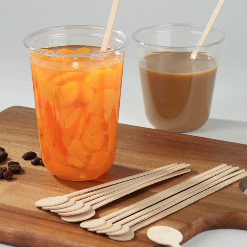 100 шт одноразовые палочки для размешивания кофе деревянные палочки для размешивания кофе мороженое