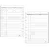 Activity Log Refill Pages fits Discbound Planners, Time Activity Tracker Log Refills, Pre-punched Happy Planner erts (9 Disc Classic)