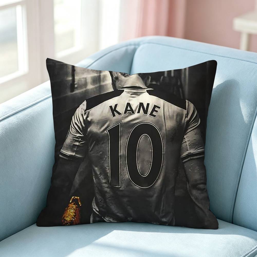 The British Empire Star HHarry Kane Pillow Case Square DoubleSided Sofa Cushion Cover Bedroom Bedside Pillow