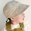 Wide Brim Baby Bucket Hat Cotton Beach Cap Fashion Peaked Cap  Baby