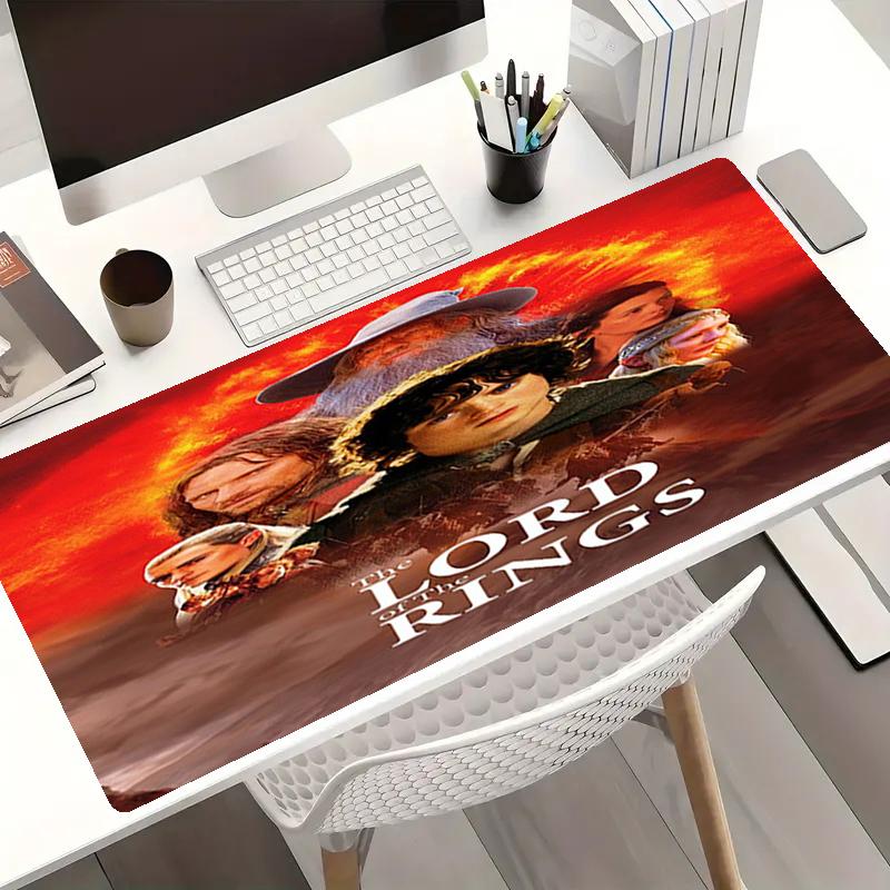 The Lord of the Rings Theme Mouse Pad, Non Slip Rubber Base, Multifunctional Office & Home Decor, Perfect for Workspace Personalization.