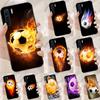Чехол Огонь Футбол Футбольный Мяч Для Oppo A40 A60 A80 A18 A38 A58 A78 A98 A16 A76 A96 A15 A17 A77 A74 A94 A54 A57S Обложка
