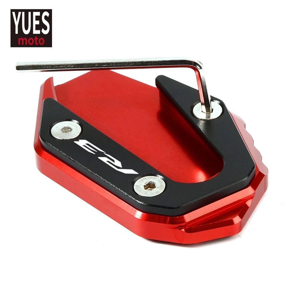 Аксессуары для мотоциклов CNC алюминиевая боковая подставка удлинитель подставки увеличитель пластина стойки для YAMAHA YZF R3 ABS 2015-