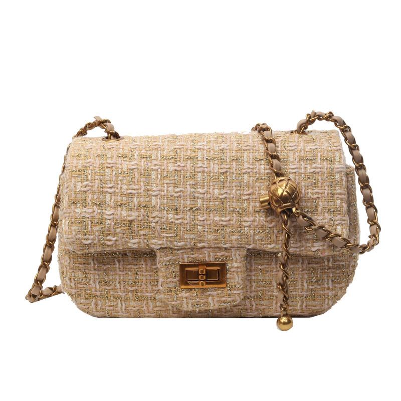 Chain Bag Women's New Fashion Shoulder Messenger Bag Small Square Bag