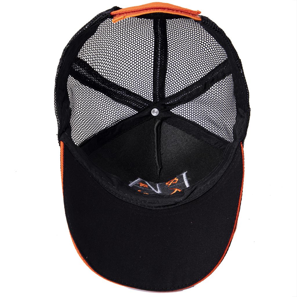 Biggdesign Moods Up Happy Trucker Hat Black Color