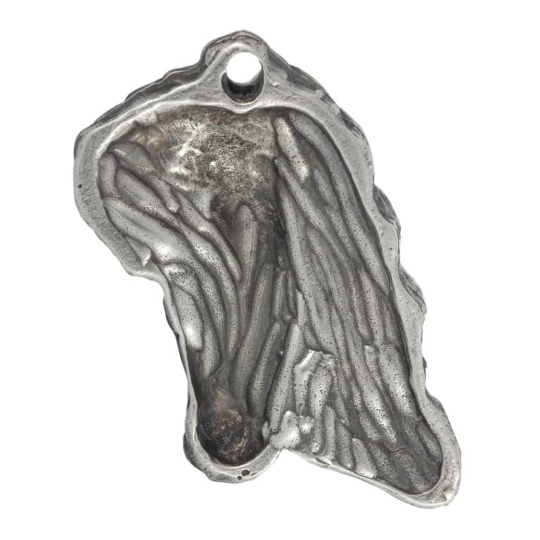 Friesian horse I - necklace with a horse, silver-plated pendant for a horse fan, unique jewelry by Art-Dog brand