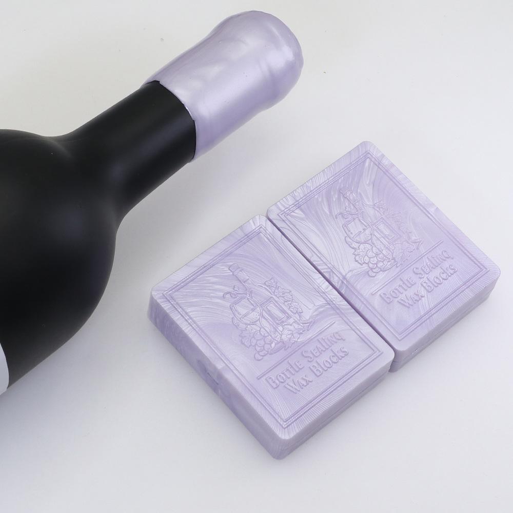 45g Wine Bottle Sealing Wax, Leak-Proof Reusable Decorative Seal for Liquor Storage