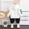 Spring Autumn Baby Boys Girls Cotton Clothes Children Letter Hooded Pants 2Pcs/sets Infant Kid Fashion Toddler Casual Tracksuits
