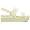 Crocs Женские желтые пляжные сандалии Brooklyn