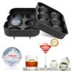 Ice Cube Trays Silicone Sphere Ball Maker BPA Free and Reusable Ice Ball Form for Whiskey and Cocktails Bar Tool