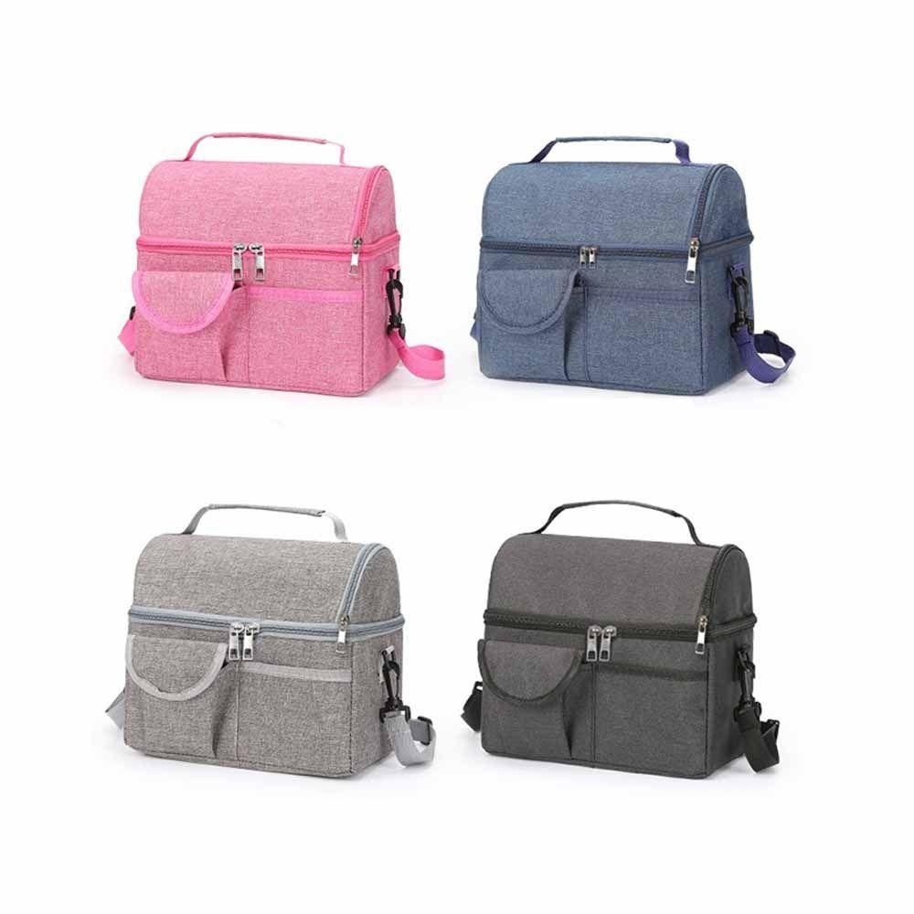 Thermal Lunch Bag Thickened Cooler Pack Portable Insulated Food Storage Outdoor Camping