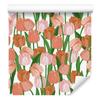 Spring Tulips Vintage Wallpaper for Living Room and Bedroom 50x1000