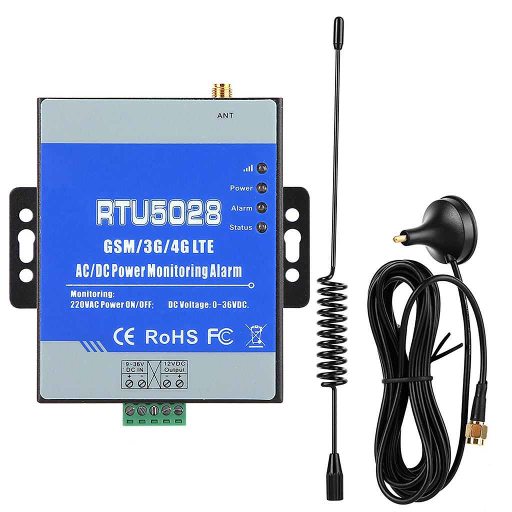 RTU5028 GSM Мониторинг состояния напряжения питания Аварийное оповещение о сбое/восстановлении питания