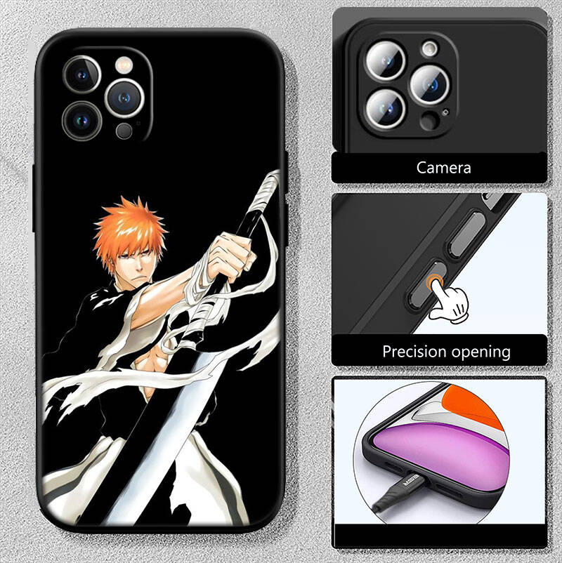 Чехол-бампер MH22 Bleach для iPhone 7 8 11 12 13 14 15 16 17 16E XS Pro Max XR X SE Air
