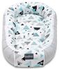 Bellochi Детская капсула для сна Baby Nest Pod для новорожденных — 100% хлопок — сертифицирован Oeko-TEX — 90x60x12 см — с защитными краями — tresor