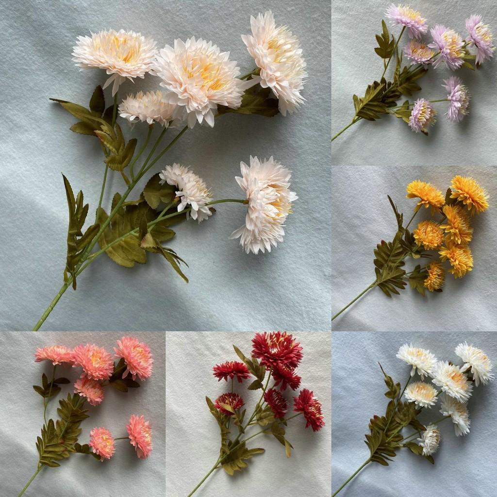 Realistic Artificial Silk Flower Stems For Wedding Party Table Decor