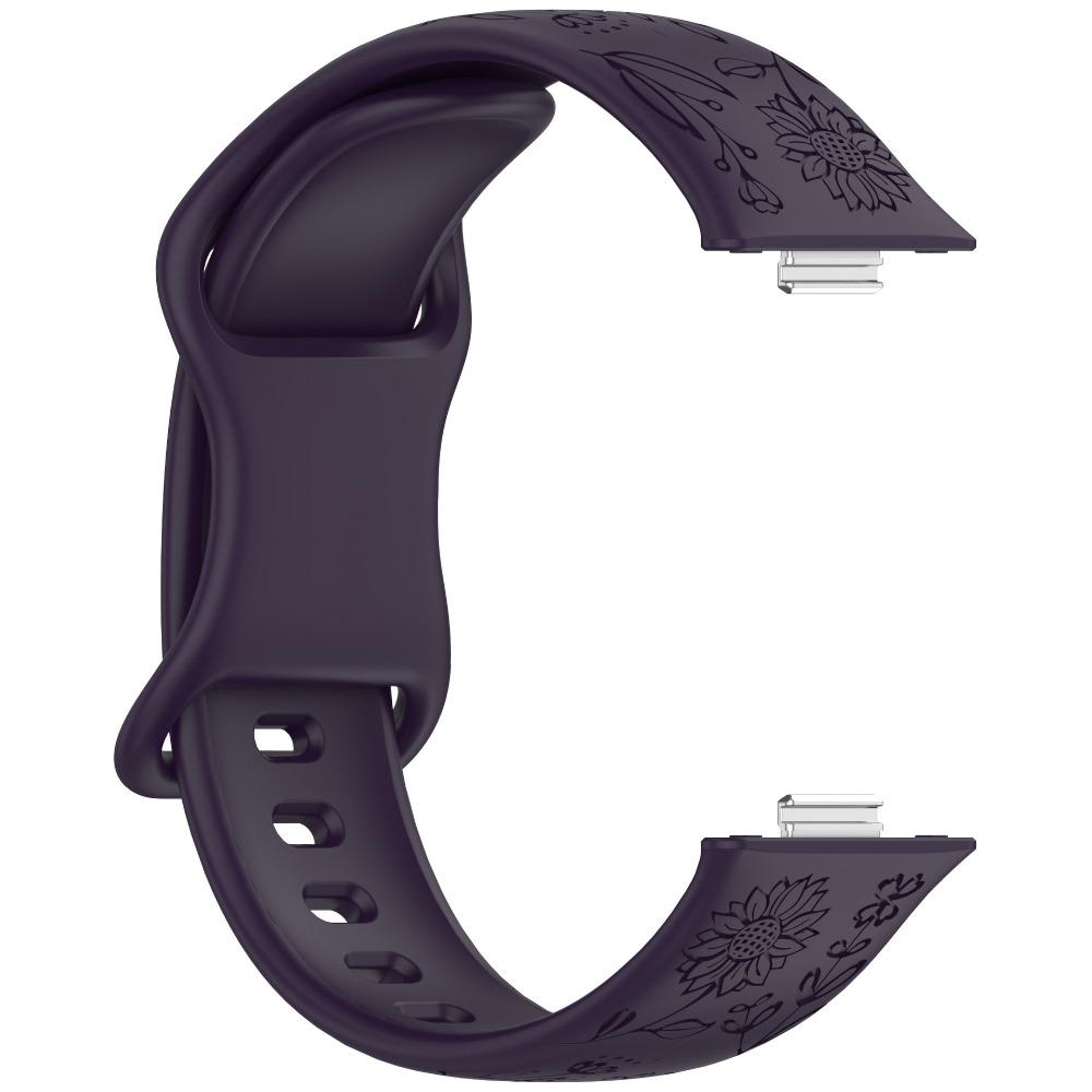 Силиконовый Гравированный Женский Ремешок для Huawei Fit5 5Pro Замена Браслета на Запястье для Huawei Fit4 4Pro 3 Браслет Аксессуары для Браслета