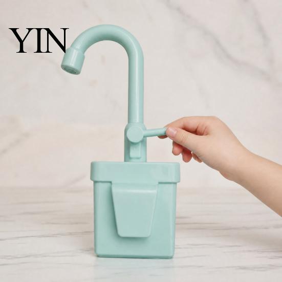 Pretend Play Sink Faucet Toy Replacement, Electric Water Circulation Educational Kitchen Playset Accessory for Kids Kitchen, Dishwasher Safe Role