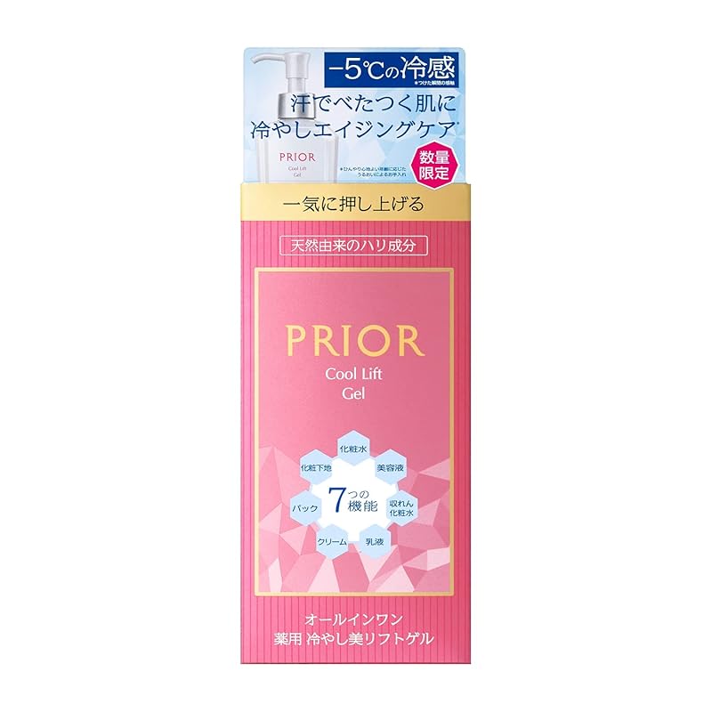 Приор [Квази-лекарства] Лекарственный Охлаждающий гель-крем для лифтинга красоты Тонкий аромат приятного ароматического букета Основная часть 120 мл