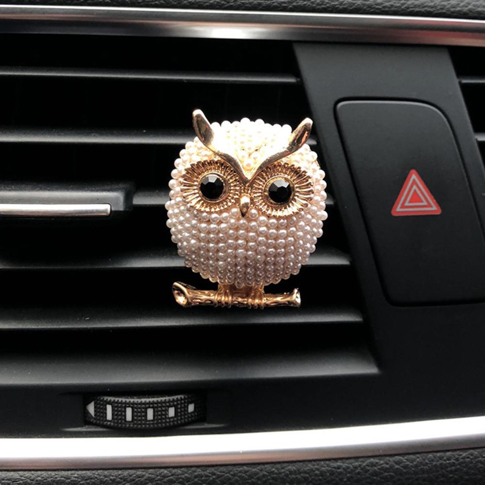 Прекрасный Декоративный Автомобильный Парфюм в Виде Совы, Клипса-освежитель на Воздуховод, Мультяшные Аксессуары для Автостайлинга KTY