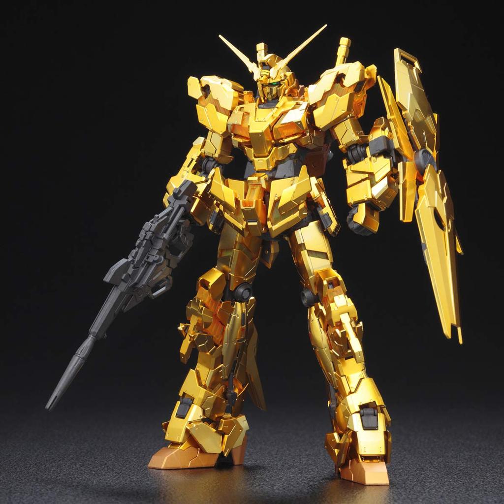RG Gundam Base Exclusive Unicorn Gundam Mobile Suit Gundam 1/144 [Gold Coating] (Unicorn)