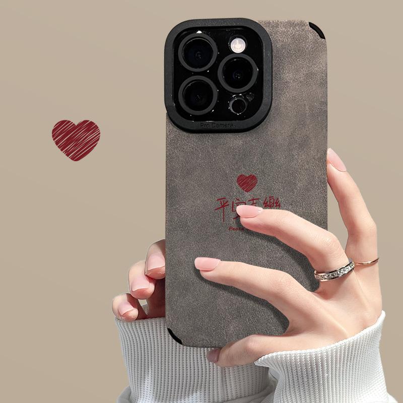 All Things Love Bracelets Are Suitable for Apple 16pro Mobile Phone Case 15 National Style 14 Fur 13 Silicone Anti-fall X