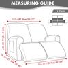 1/2 Seater Recliner Sofa Cover Elastic Velvet Relax Armchair Slipcover All-inclusive Lazy Boy Chair Covers Furniture Protector