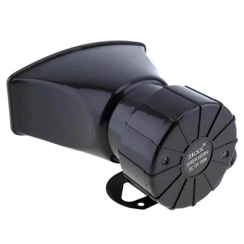 Общий Звук Автомобильный Воздушный Гудок Динамик Громкий Автомобильный Гудок Мегафон Предупреждающая Сирена Полицейская Сирена 12В 100Вт Автоаксессуары