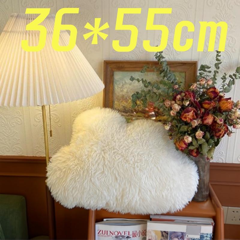 Пушистая подушка Белая луна звезда облако Плюшевая игрушка Мягкая Очаровательная Мультяшная Погода Подушка для обнимания Украшение для спальни Подушка для дивана