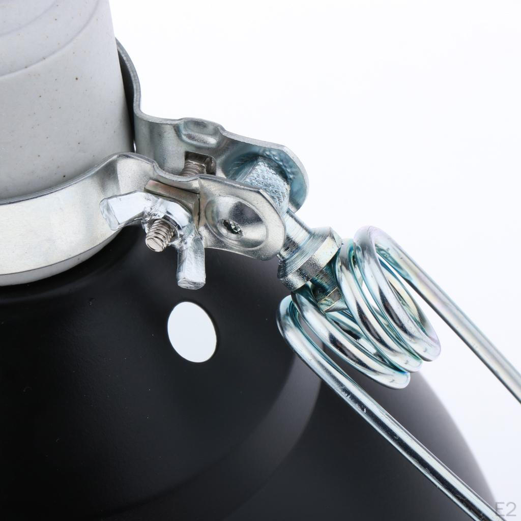 E27 Рептилия, черепаха, ящерица, террариум, керамический держатель для лампы с подогревом, черный