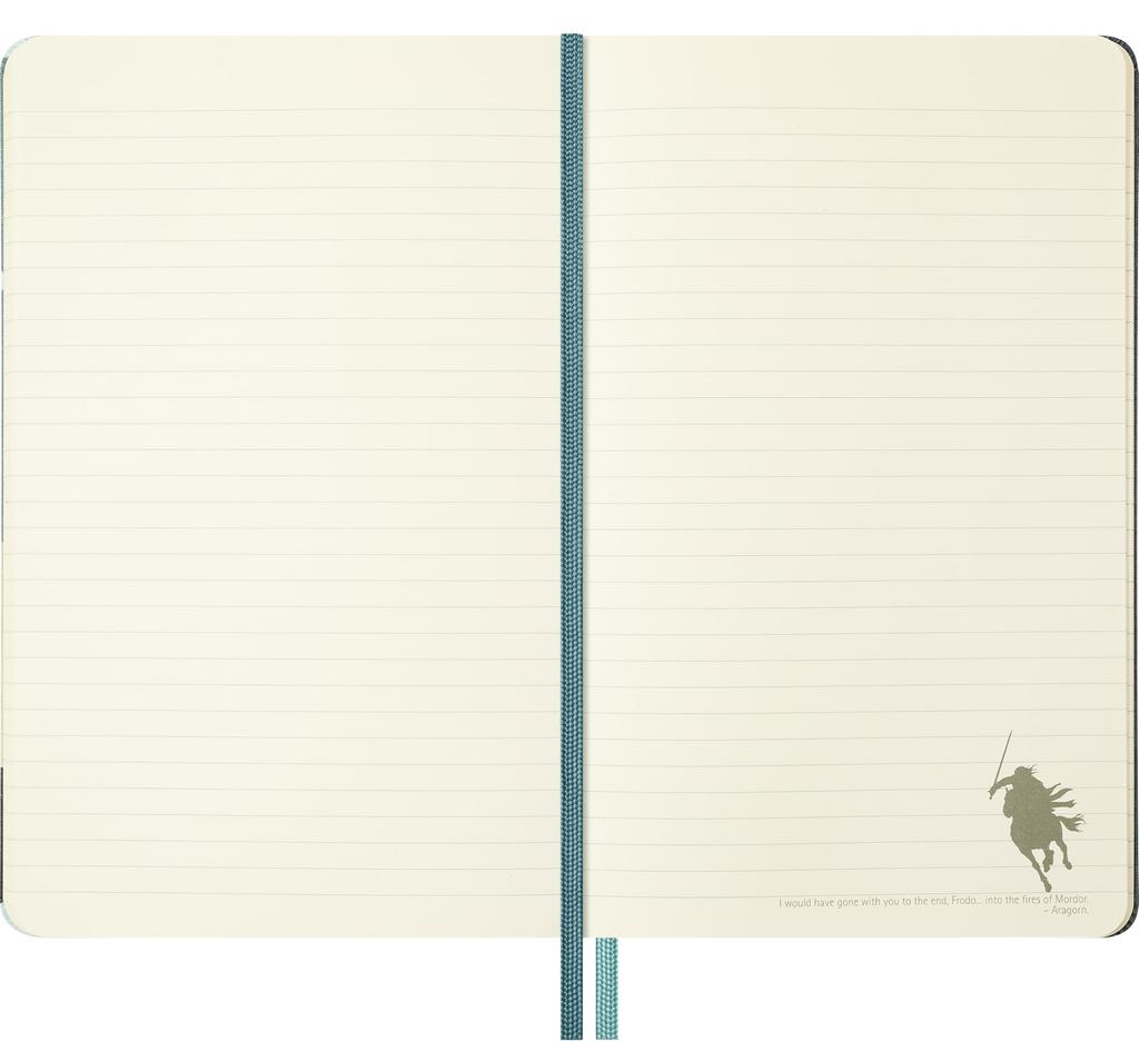 Moleskine Lord of the Rings Aragorn Minas Tirith Large Size x Blue LELRQP060ARAGOR Notebook, (13cm 21cm), Lined,
