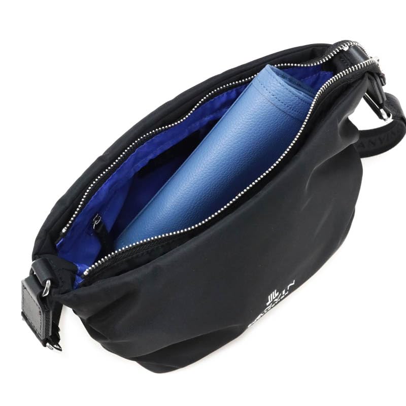 Lanvin Collection Plie Bag Black Shoulder Bag 61-6030 Women's