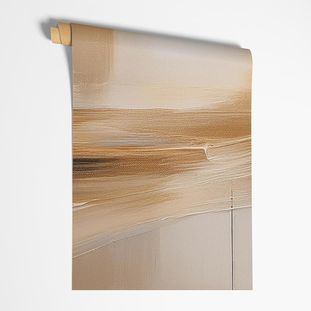 Wallpaper Painted Abstraction Beige