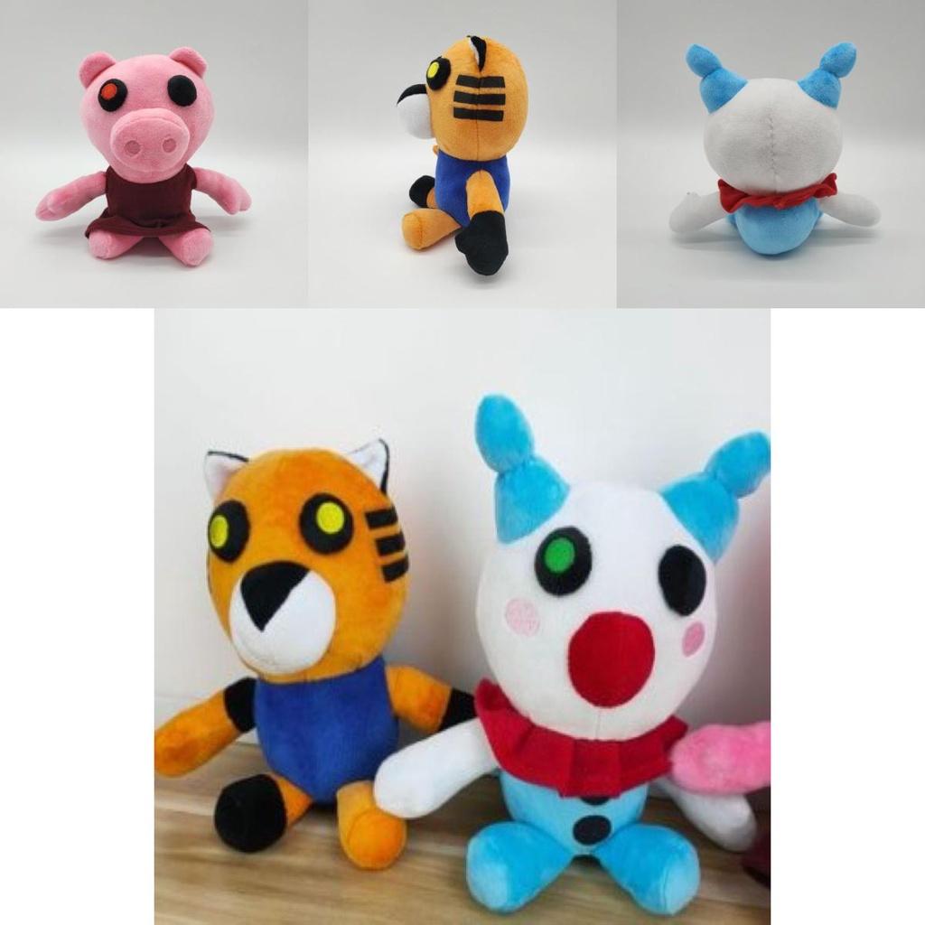Очаровательная плюшевая игрушка Roblox Piggy, Тигр, Клоун, Мягкая кукла, Отличный подарок для детей, фанатов