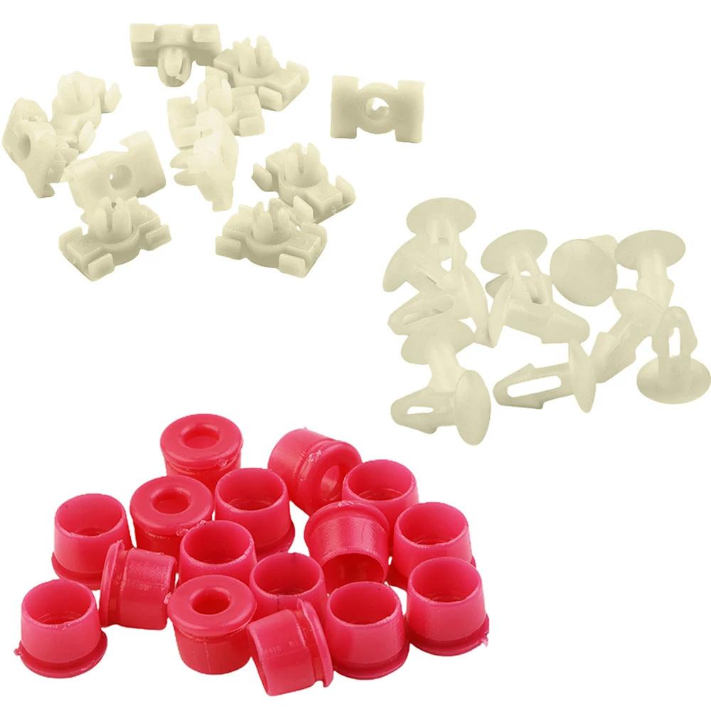 60 шт. Зажимные заглушки Громметы Уплотнительная лента для двери Клипсы отделки для Mercedes-Benz W123