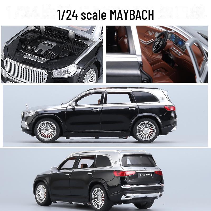 1:24 Mercedes-Benz Maybach GLS600 Alloy Model Car Toy - Детская имитация и демонстрационный элемент