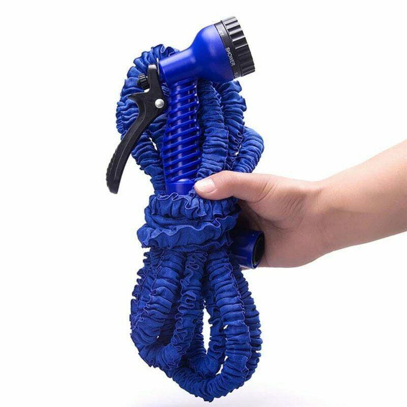 Garden Hoses Flexible Expandable Hose Plastic Telescopic Pipe Nozzle Spray Gun Watering Equipment Stretch Garten Schlauch