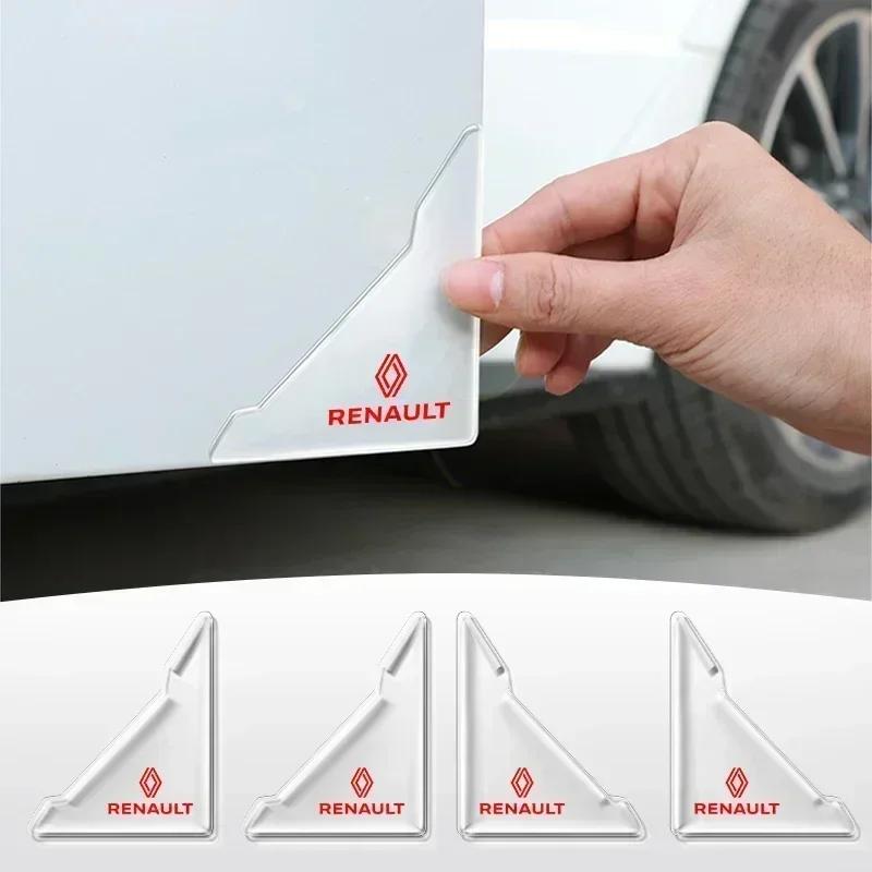 21/Pcs Car Anti-collision Anti-Scratch Cover Car Door Protector Sticker For Renault Clio 4 Megane 3 2 Captur Trafic Logan RS S777