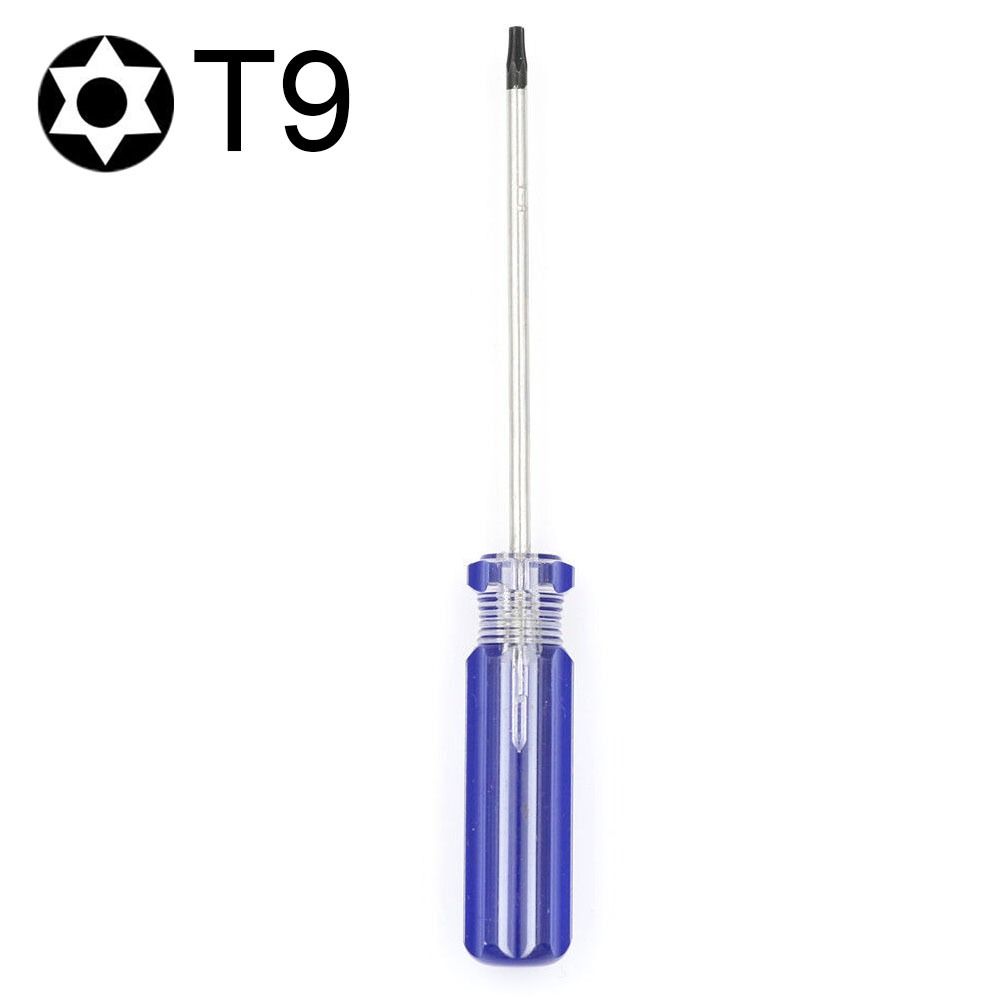 Центральное отверстие, отвертка с защитой от несанкционированного доступа, серебристая+синяя отвертка Torx T8/9/10, игровая консоль