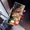 Чехол для телефона "Счастливая рождественская елка со снегом" для Samsung Galaxy S23 S24 S25 Edge S26 Ultra S22 + S21 Plus S20 FE Чехол Силиконовый Печать Sh