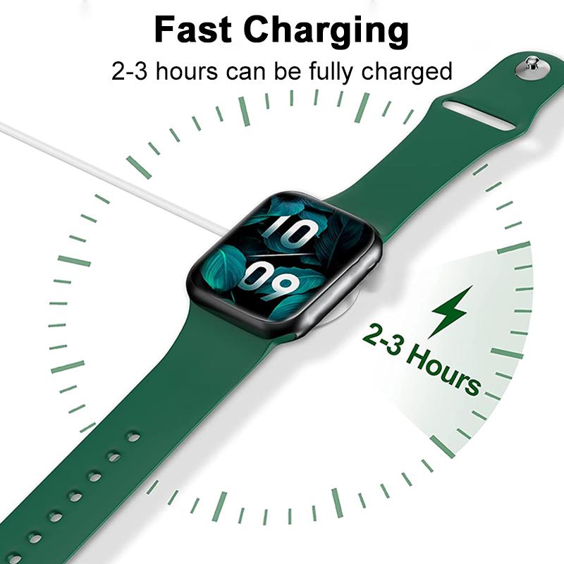 Магнитный беспроводной USB-кабель для быстрой зарядки для часов серии 10, 9, 8, 7 SE USB-кабель типа C для быстрой зарядки для iWatch Ultra Series