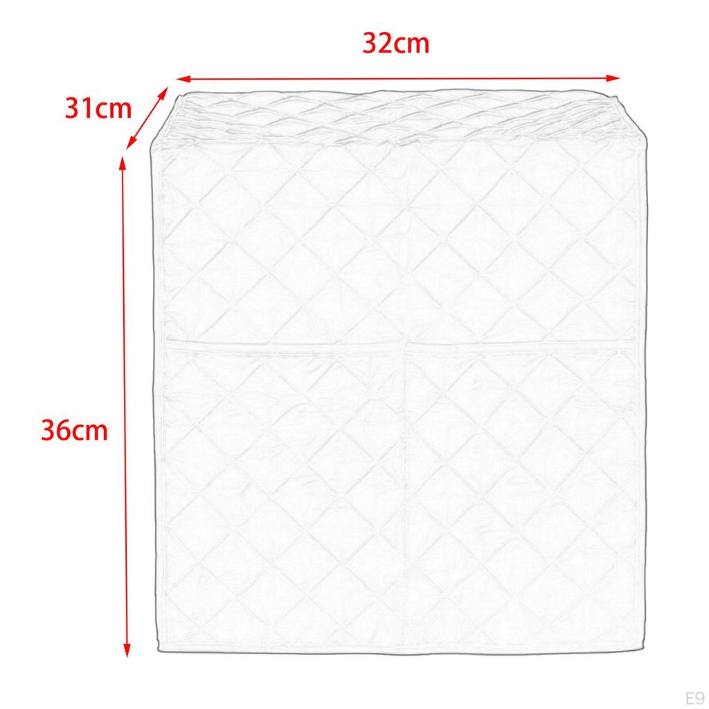 Чехол для кофемашины, Стеганые защитные чехлы для кухонной техники для эспрессо,