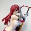 Новейшая фигурка Erza Scarlet из Fairy Tail, версия с кроликом, 18 см, статуэтка из ПВХ, игровая, экшн, модель из аниме, коллекционные куклы для взрослых, игрушки, подарки