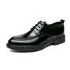 Men Casual Business Dress Shoes Stylish Elegantes Casual Leather Loafers Lace-Up Office Low Heel Shoes Men Outdoor Driving  Shoe