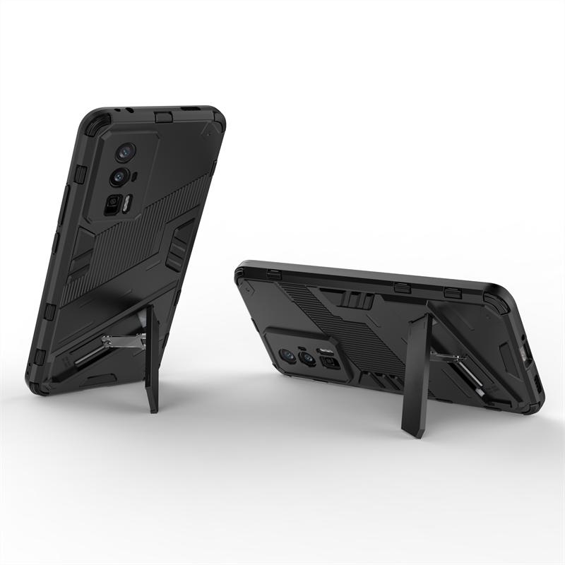 Чехол для Redmi K60 Pro, прочный противоударный защитный чехол с магнитным держателем и подставкой для телефона Xiaomi Redmi K60 K60Pro, силиконовая задняя крышка