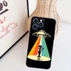 Мультяшный Космический Пришелец НЛО Чехол Для iPhone 11 12 13 14 16 15 Pro Max Mini X XS Max XR Plus Чехол Coque